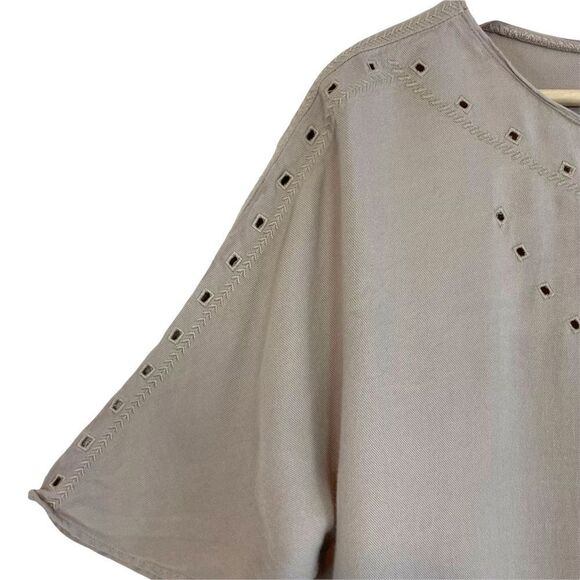 Gentle Fawn 100% Viscose Oversize Peplum Top - Picture 3 of 7